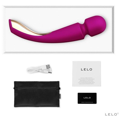 LELO SMART WAND 2 MASSAGER MÉDIO PROFUNDO ROSA - D-229086 - Dona Pimenta