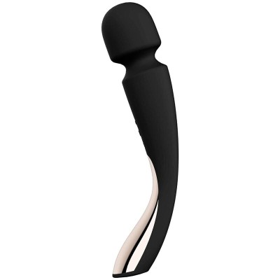 LELO - SMART WAND 2 MASSAGER MÉDIO PRETO - D-229087 - Dona Pimenta