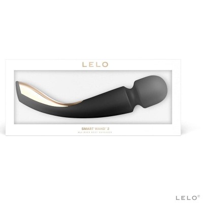 LELO - SMART WAND 2 MASSAGER MÉDIO PRETO - D-229087 - Dona Pimenta