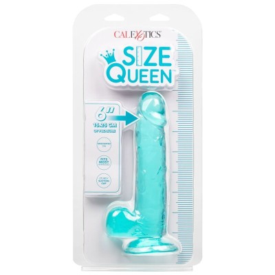 CALEX SIZE QUEEN DILDO - AZUL 15,3 CM - D-229169 - Dona Pimenta