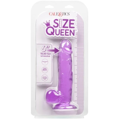 CALEX SIZE QUEEN DILDO - ROXO 15,3 CM - D-229170 - Dona Pimenta