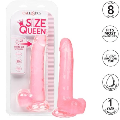 CALEX SIZE QUEEN DILDO - ROSA 20,3 CM - D-229171 - Dona Pimenta