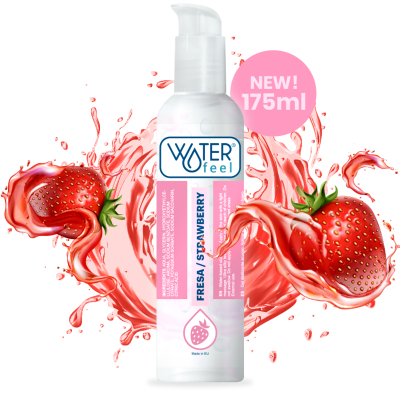 WATERFEEL&trade; - LUBRIFICANTE À BASE DE ÁGUA DE MORANGO 175 ML - D-230761 - Dona Pimenta