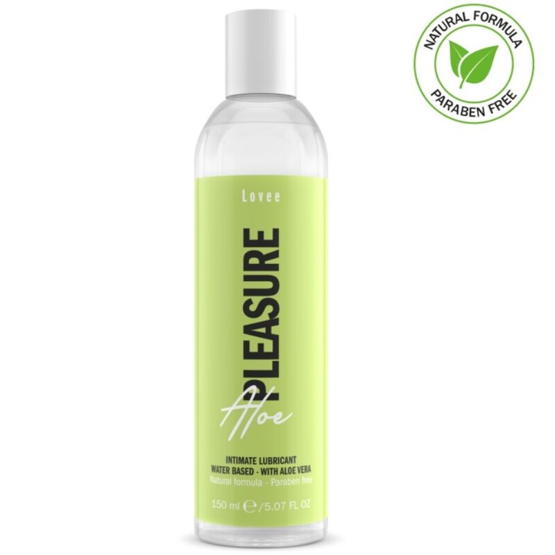 LUBRIFICANTE ÍNTIMO LOVEE ALOE PLEASURE 150 ML - D-230906 - Dona Pimenta