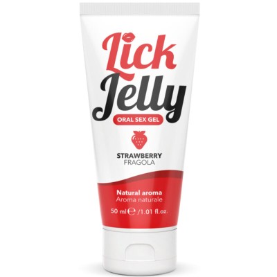 LICK JELLY MORANGO LUBRIFICANTE 50 ML - D-230916 - Dona Pimenta