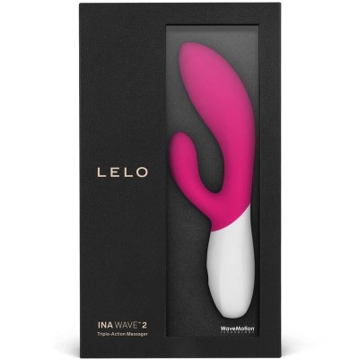 LELO INA WAVE 2 VIBRADOR CERISE - D-229368 - Dona Pimenta