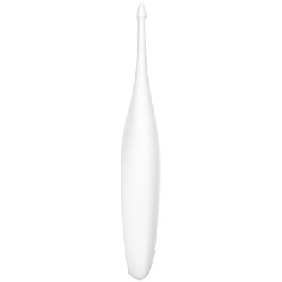 SATISFYER TWIRLING FUN TIP VIBRATOR - BRANCO - D-229552 - Dona Pimenta