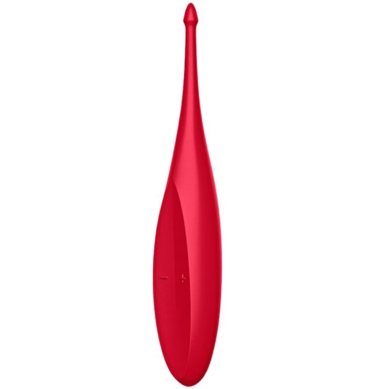 SATISFYER TWIRLING FUN TIP VIBRATOR - VERMELHO - D-229553 - Dona Pimenta