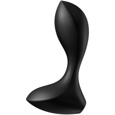 SATISFYER BACKDOOR LOVER VIBRATING PLUG - PRETO - D-229592 - Dona Pimenta