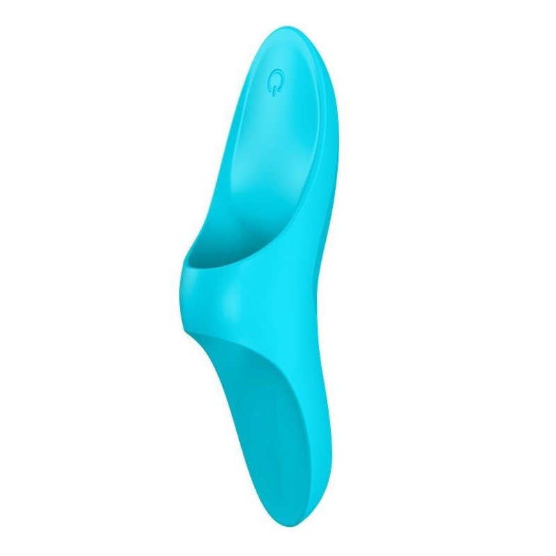 VIBRADOR DE DEDO SATISFYER TEASER - LUZ AZUL - D-229593 - Dona Pimenta