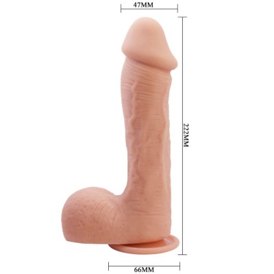 LINDO ENCONTRO JOHNSON LIFELIKE SKIN DILDO 22 CM - D-229633 - Dona Pimenta