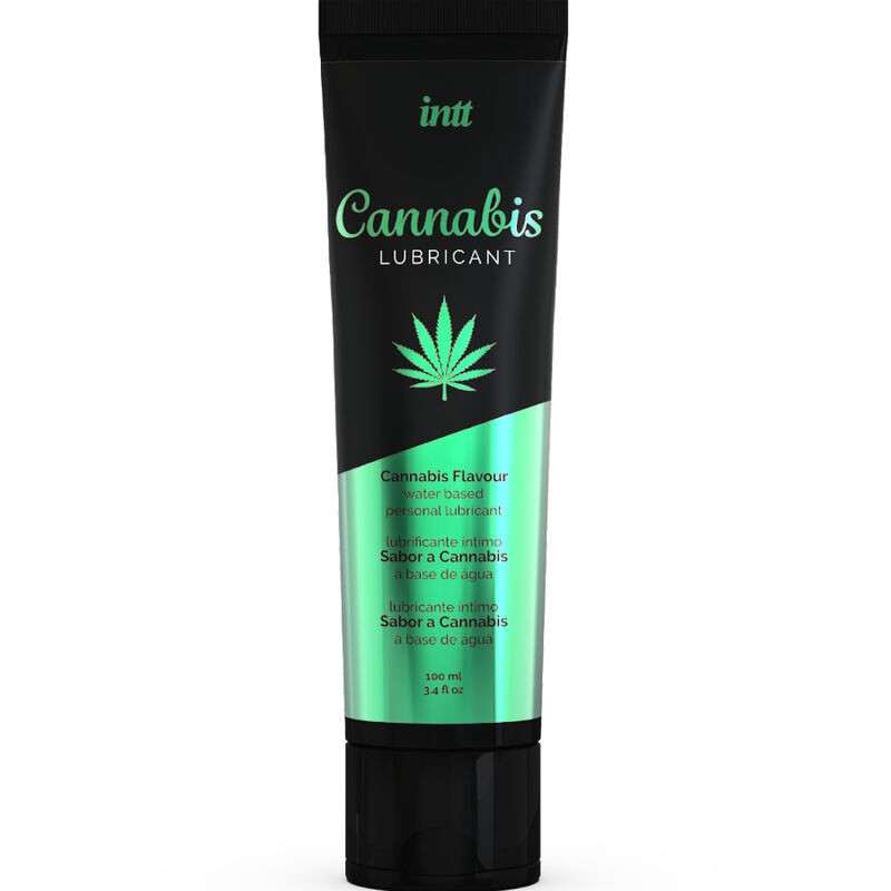 INTT - LUBRIFICANTE ÍNTIMO À BASE DE ÁGUA COM SABOR DE CANNABIS - D-234923 - Dona Pimenta