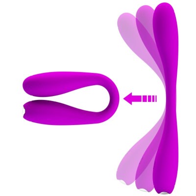 VIBRADOR DOBRÁVEL YEDDA BONITO AMOR - D-229715 - Dona Pimenta