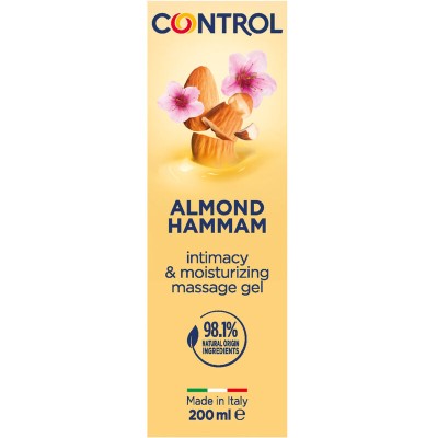 CONTROL ALMOND HAMMAM GEL DE MASSAGEM 3 EM 1 200 ML - D-235975 - Dona Pimenta