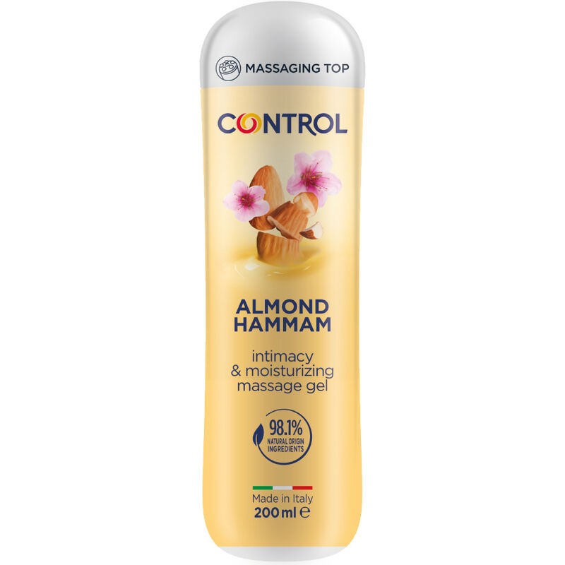 CONTROL ALMOND HAMMAM GEL DE MASSAGEM 3 EM 1 200 ML - D-235975 - Dona Pimenta