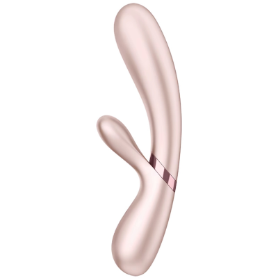 VIBRADOR DE AMANTE QUENTE SATISFYER - PRATA - D-229779 - Dona Pimenta