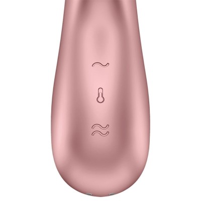 SATISFYER HOT LOVER VIBRATOR ROSE-BEIGE - D-229780 - Dona Pimenta