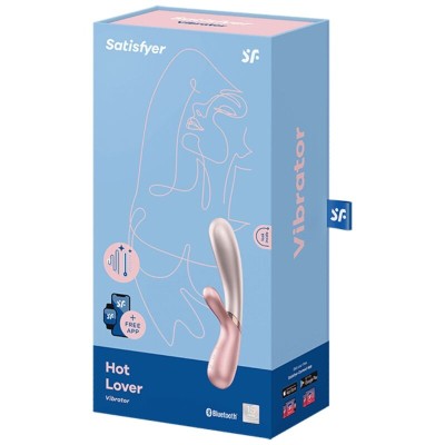 SATISFYER HOT LOVER VIBRATOR ROSE-BEIGE - D-229780 - Dona Pimenta