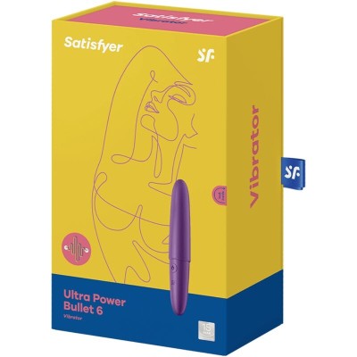 SATISFYER ULTRA POWER BULLET 6 - ROXO - D-229784 - Dona Pimenta