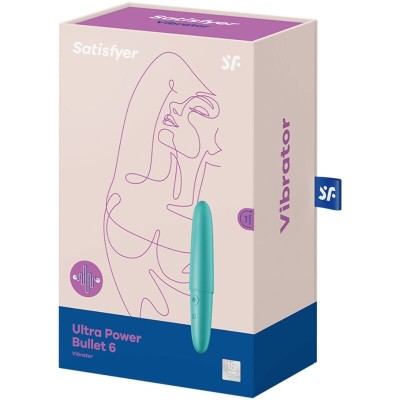 SATISFYER ULTRA POWER BULLET 6 - TURQUESA - D-229785 - Dona Pimenta