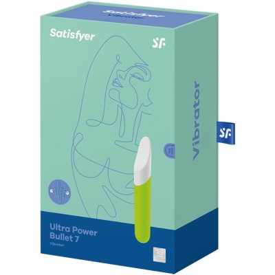 SATISFYER ULTRA POWER BULLET 7 - VERDE - D-229786 - Dona Pimenta