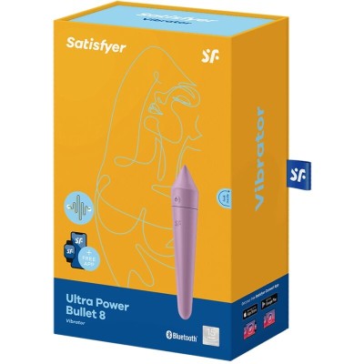 SATISFYER ULTRA POWER BULLET 8 - LILAC - D-229788 - Dona Pimenta