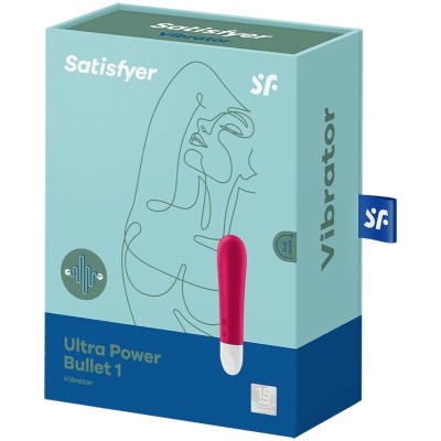 SATISFYER ULTRA POWER BULLET 1 - VERMELHO - D-229921 - Dona Pimenta