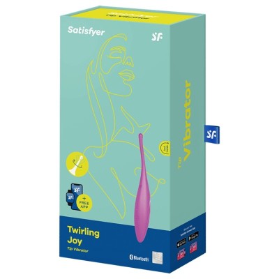 SATISFYER TWIRLING ALEGRIA CLIT PONTA ESTIMULANTE - FÚCHSIA - D-229931 - Dona Pimenta