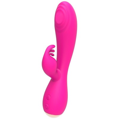 CABEÇAS ESTIMULANTES TRIPLAS COM VIBRADOR DE COELHO MAGIC STICK NALONE - ROSA - D-229949 - Dona Pimenta