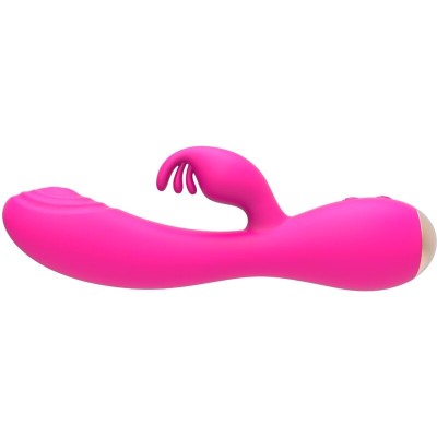 CABEÇAS ESTIMULANTES TRIPLAS COM VIBRADOR DE COELHO MAGIC STICK NALONE - ROSA - D-229949 - Dona Pimenta