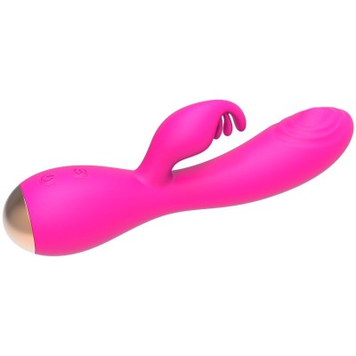 CABEÇAS ESTIMULANTES TRIPLAS COM VIBRADOR DE COELHO MAGIC STICK NALONE - ROSA - D-229949 - Dona Pimenta