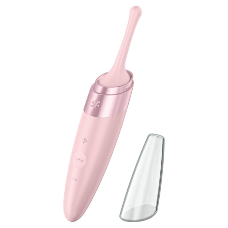 SATISFYER TWIRLING ALEGRIA CLIT PONTA ESTIMULANTE - ROSA - D-230152 - Dona Pimenta