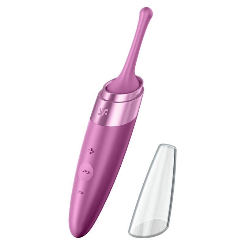 SATISFYER TWIRLING ALEGRIA CLIT PONTA ESTIMULANTE - FÚCHSIA - D-230153 - Dona Pimenta