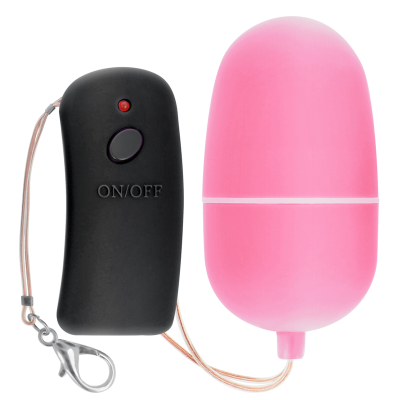 ONLINE&trade;- OVO VIBRANTE COM CONTROLE REMOTO ROSA - D-230517 - Dona Pimenta