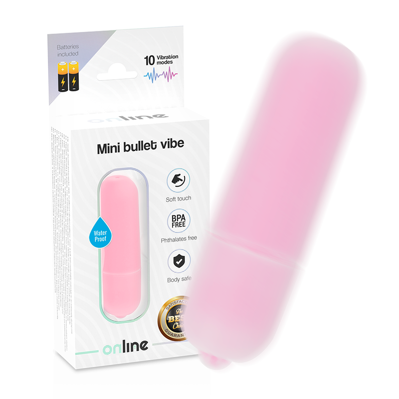 BALA VIBRANTE ONLINE&trade; MINI ROSA - D-230520 - Dona Pimenta