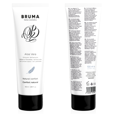 BRUMA - GEL DESLIZANTE DE ALOE VERA NATURAL CONFORT 100 ML - D-236039 - Dona Pimenta