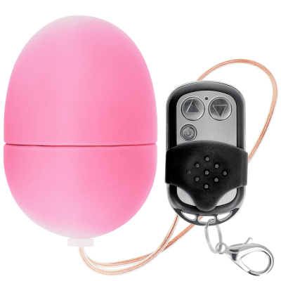 ONLINE&trade;- OVO VIBRANTE COM CONTROLE REMOTO S ROSA - D-230525 - Dona Pimenta