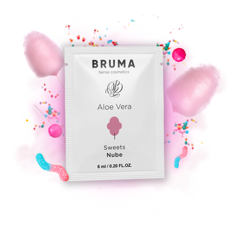 BRUMA - GEL DESLIZANTE DE ALOE VERA SABOR DOCES 6 ML - D-236041 - Dona Pimenta