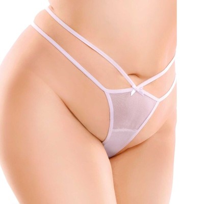 HOOK UP PANTIES - REMOTE BOW-TIE G-STRING X-2XL - D-230550 - Dona Pimenta