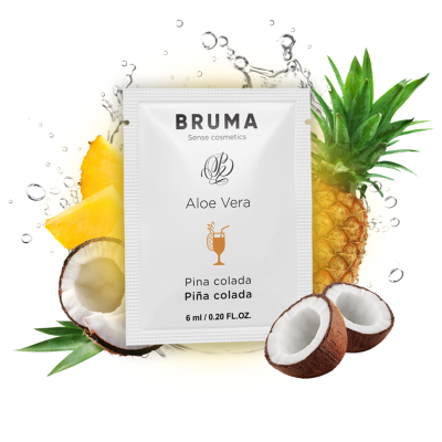 BRUMA - GEL DESLIZANTE DE ALOE VERA SABOR PINA COLADA 6 ML - D-236042 - Dona Pimenta