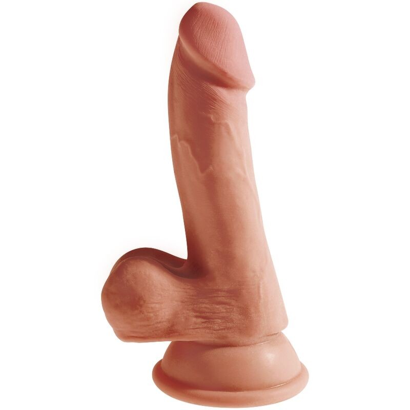 KING COCK PLUS 3D COCK COM BOLAS 17 CM - D-230574 - Dona Pimenta