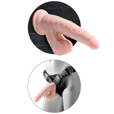 KING COCK PLUS 3D COCK Swing Balls 15,2 CM - PELE LEVE - D-230577 - Dona Pimenta