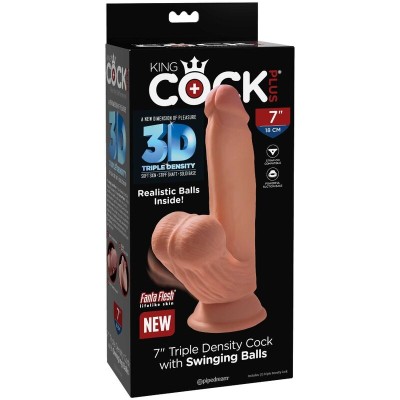 KING COCK PLUS 3D BOOLING COCK BALING 15,2 CM - D-230578 - Dona Pimenta