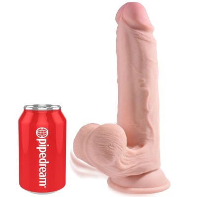 BOLAS DE BALANÇO KING COCK PLUS 3D COCK 20,3 CM - D-230587 - Dona Pimenta