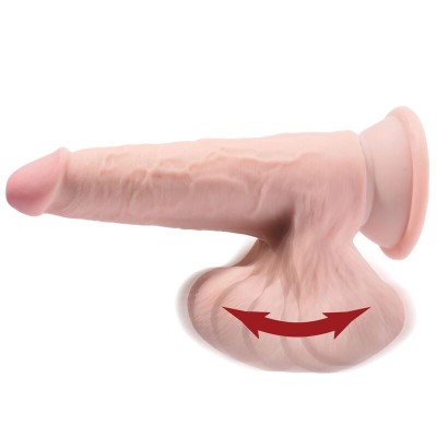 BOLAS DE BALANÇO KING COCK PLUS 3D COCK 20,3 CM - D-230587 - Dona Pimenta