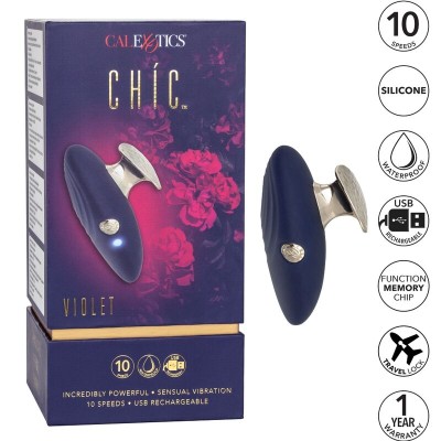 ESTIMULADOR CALEX CHIC VIOLETA 10 VELOCIDADES - D-230649 - Dona Pimenta