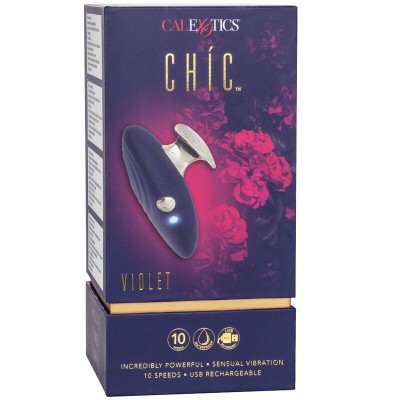 ESTIMULADOR CALEX CHIC VIOLETA 10 VELOCIDADES - D-230649 - Dona Pimenta