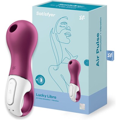 SATISFYER LUCKY LIBRA SUCCIONADOR Y VIBRADOR - D-230697 - Dona Pimenta