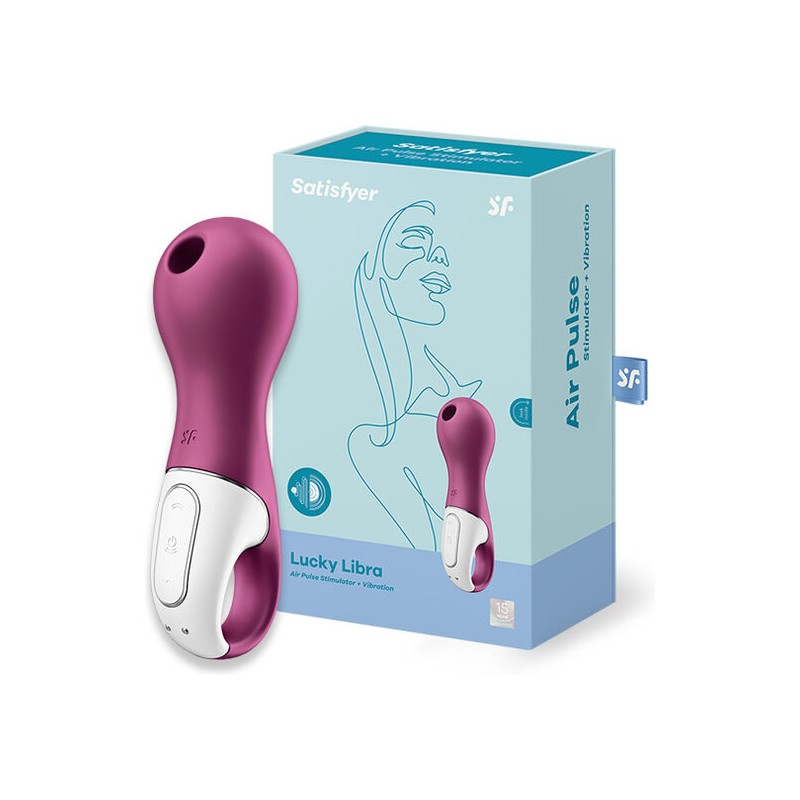 SATISFYER LUCKY LIBRA SUCCIONADOR Y VIBRADOR - D-230697 - Dona Pimenta