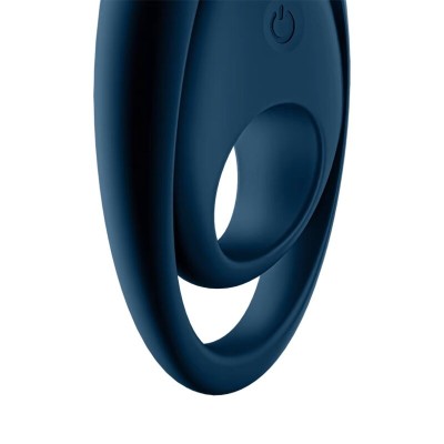 SATISFYER GLORIOUS DUO RING VIBRATOR BLUE - D-230698 - Dona Pimenta